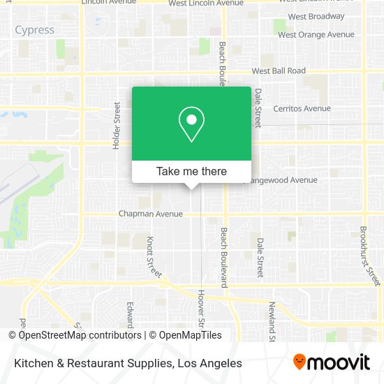 Kitchen & Restaurant Supplies map
