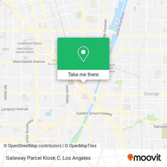 Mapa de Gateway Parcel Kiosk C