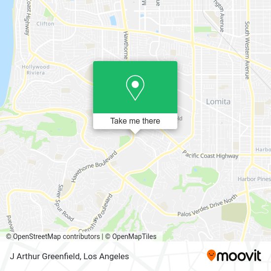 J Arthur Greenfield map
