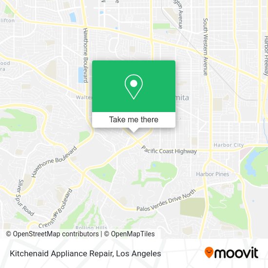 Kitchenaid Appliance Repair map