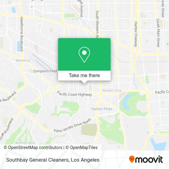 Southbay General Cleaners map