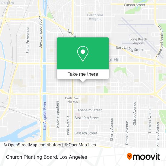 Mapa de Church Planting Board