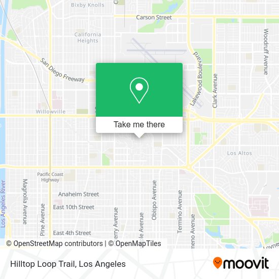 Mapa de Hilltop Loop Trail