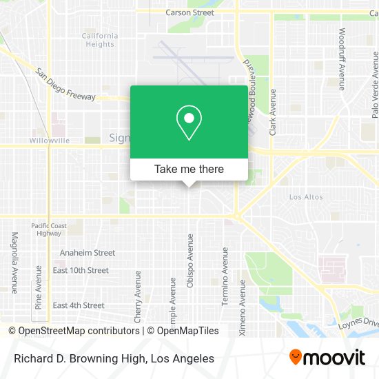 Richard D. Browning High map