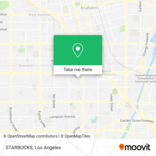 STARBUCKS map
