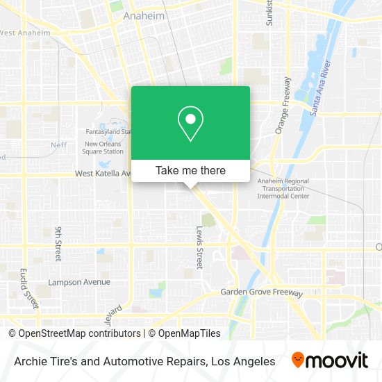 Archie Tire's and Automotive Repairs map