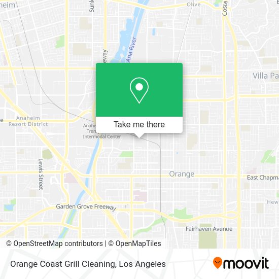 Orange Coast Grill Cleaning map