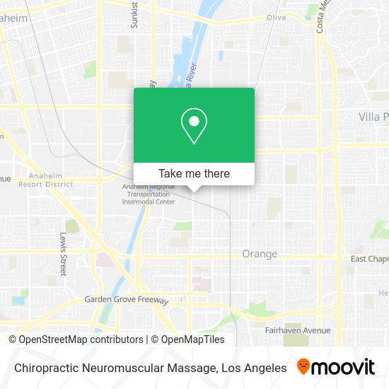 Chiropractic Neuromuscular Massage map