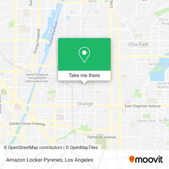 Amazon Locker-Pyrenes map
