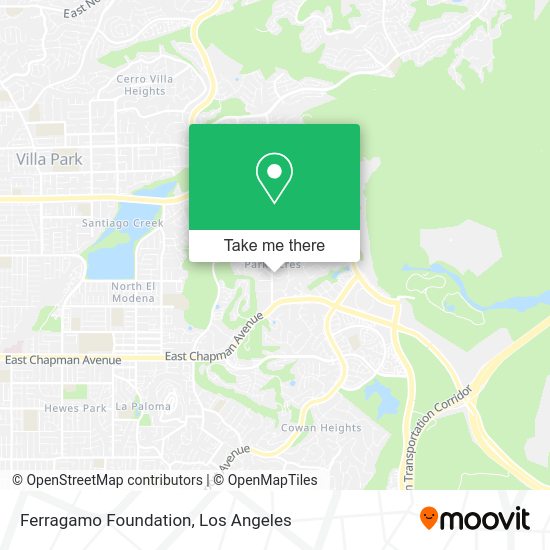 Ferragamo Foundation map