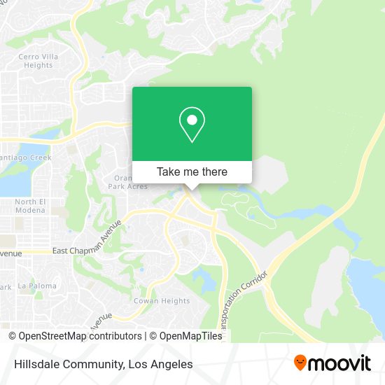 Mapa de Hillsdale Community
