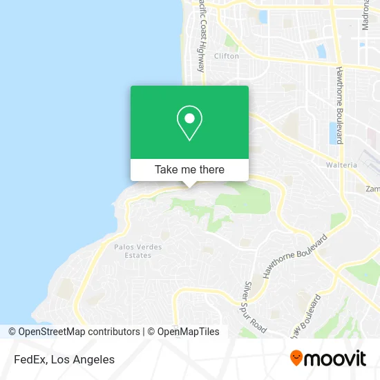 FedEx map