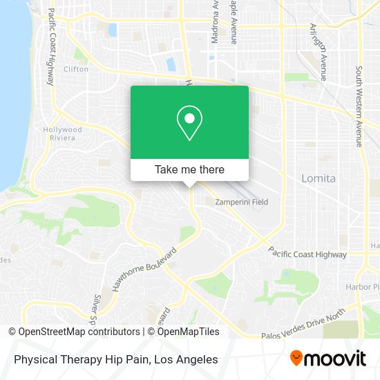 Physical Therapy Hip Pain map
