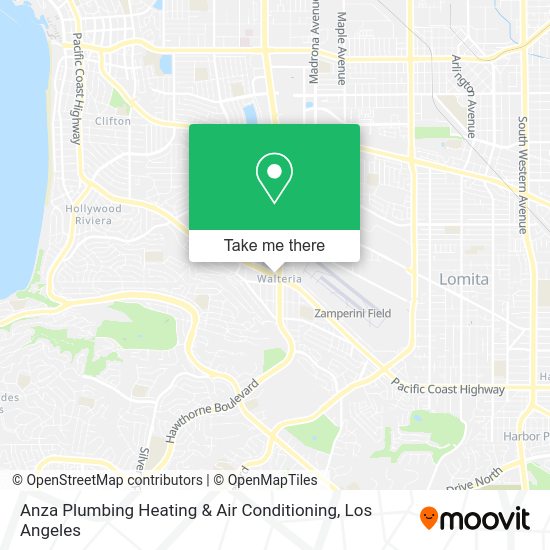 Anza Plumbing Heating & Air Conditioning map