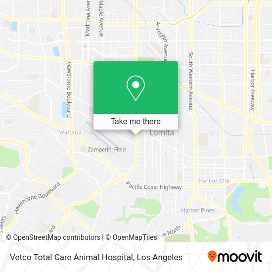 Vetco Total Care Animal Hospital map