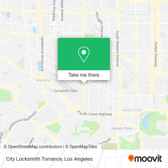 City Locksmith Torrance map