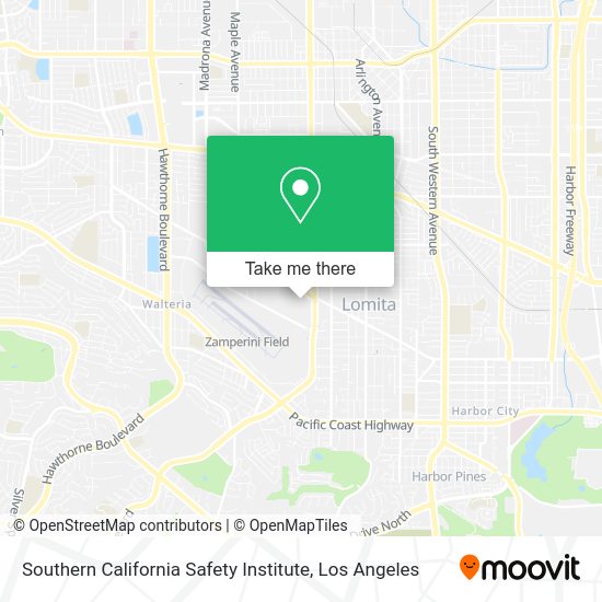 Southern California Safety Institute map