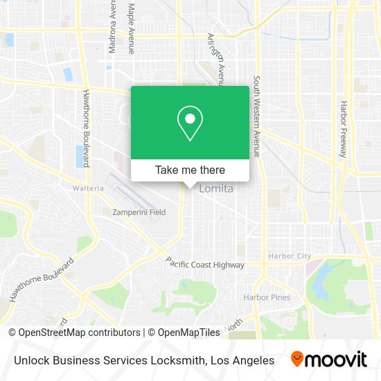 Unlock Business Services Locksmith map