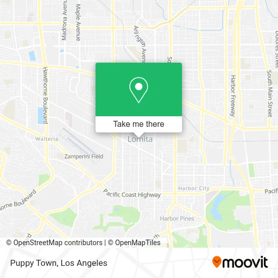 Mapa de Puppy Town