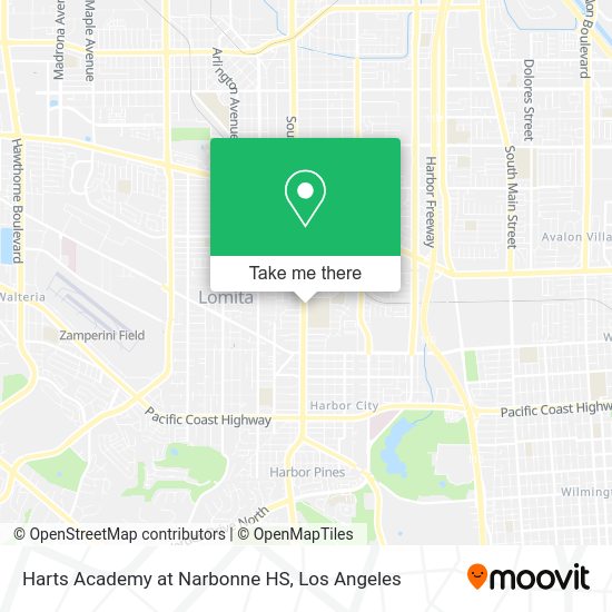 Harts Academy at Narbonne HS map