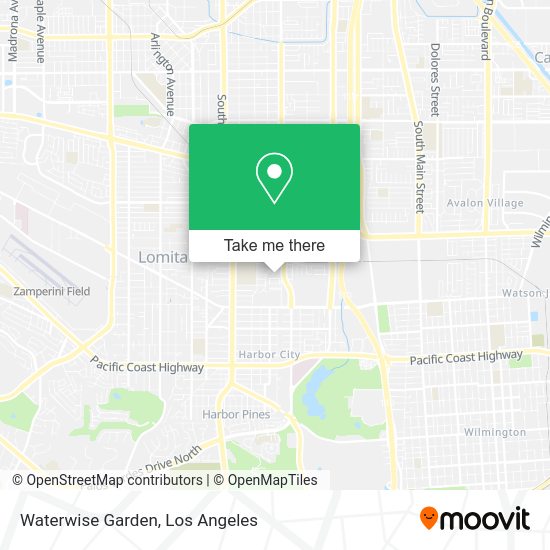 Mapa de Waterwise Garden