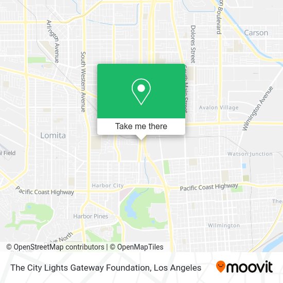 The City Lights Gateway Foundation map