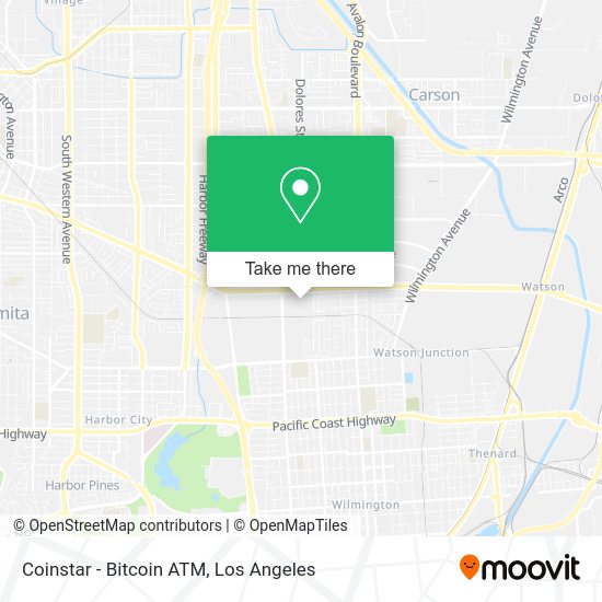Coinstar - Bitcoin ATM map