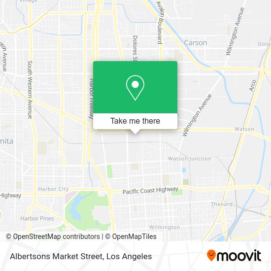 Mapa de Albertsons Market Street