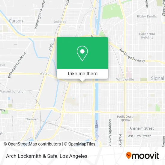 Arch Locksmith & Safe map
