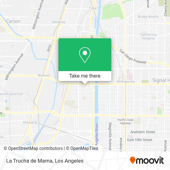 La Trucha de Mama map