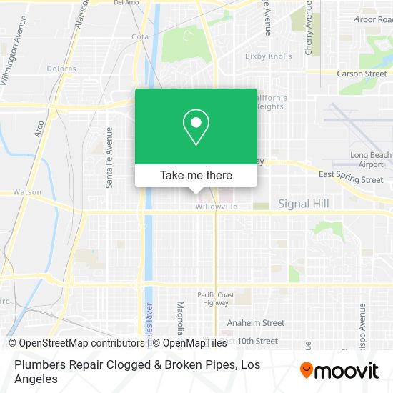 Plumbers Repair Clogged & Broken Pipes map