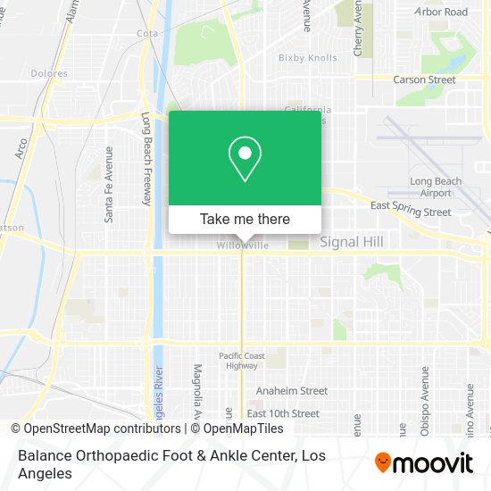 Balance Orthopaedic Foot & Ankle Center map