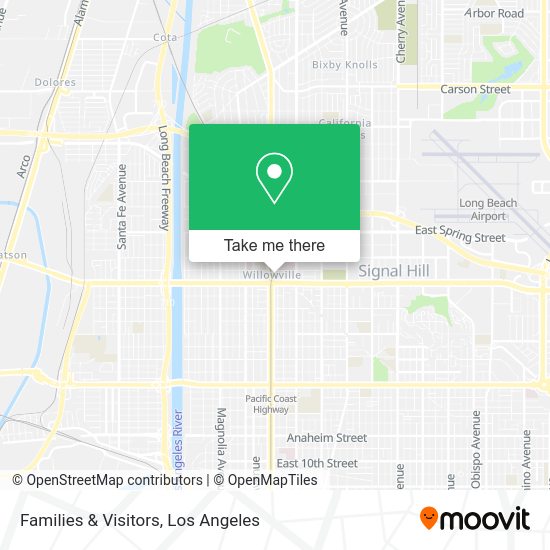 Families & Visitors map