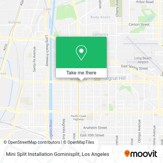 Mapa de Mini Split Installation Gominisplit