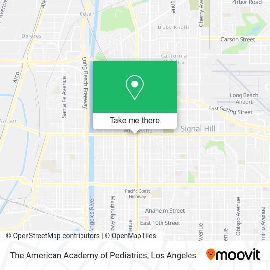 Mapa de The American Academy of Pediatrics