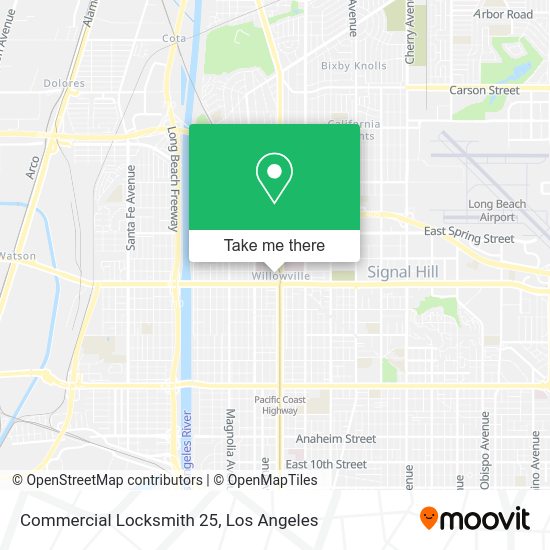 Commercial Locksmith 25 map