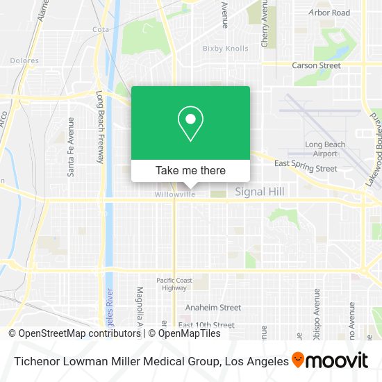 Tichenor Lowman Miller Medical Group map