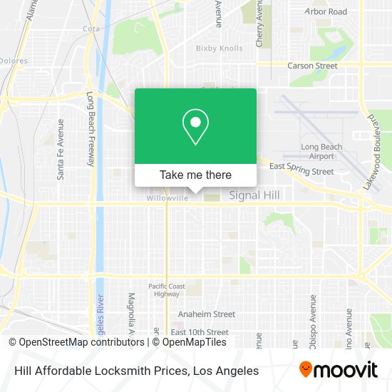Hill Affordable Locksmith Prices map