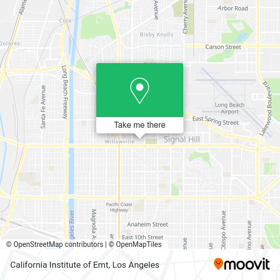 California Institute of Emt map