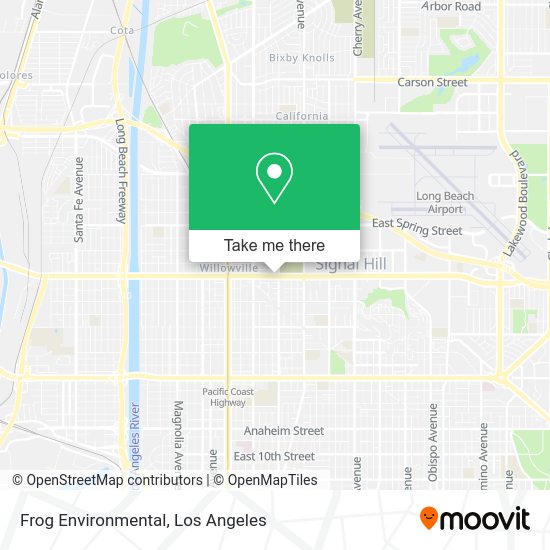 Mapa de Frog Environmental