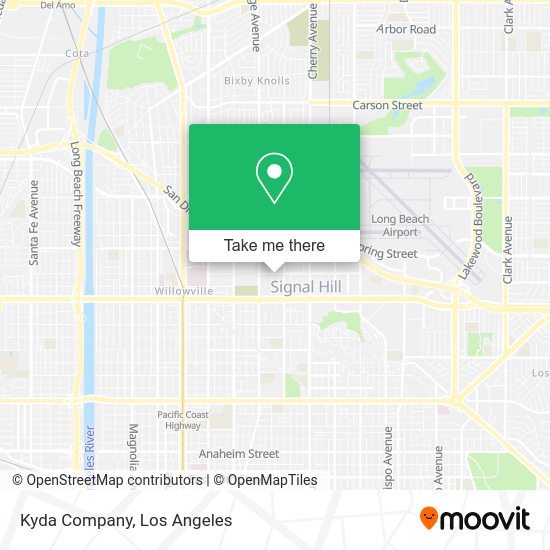 Mapa de Kyda Company