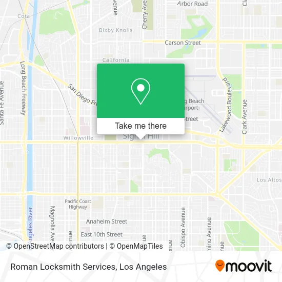 Roman Locksmith Services map