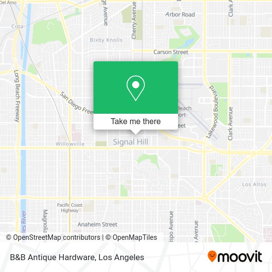 Mapa de B&B Antique Hardware