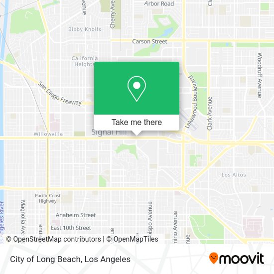 City of Long Beach map