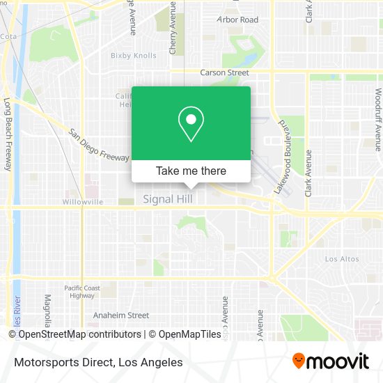 Mapa de Motorsports Direct