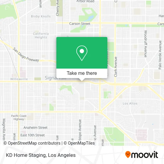 KD Home Staging map