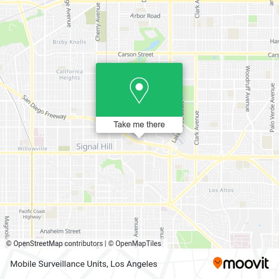 Mobile Surveillance Units map