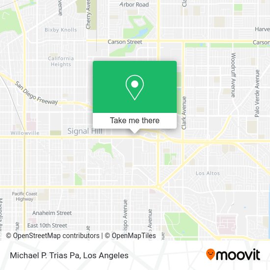 Michael P. Trias Pa map