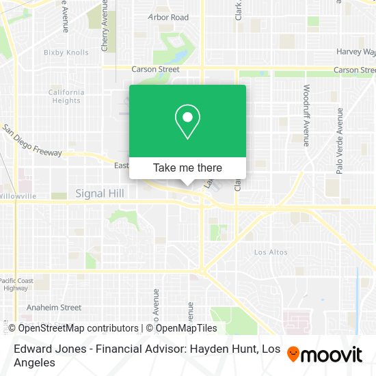 Mapa de Edward Jones - Financial Advisor: Hayden Hunt