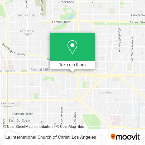 La International Church of Christ map